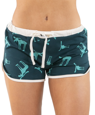 Funky Moose Blue Women's Shorts Funky Moose Blue Women's Shorts