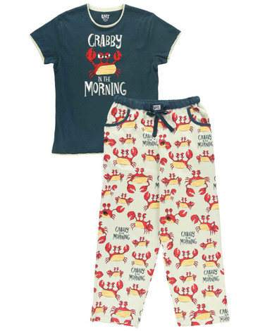 Feeling Crabby S/S Bamboo Pajama Set main image 0