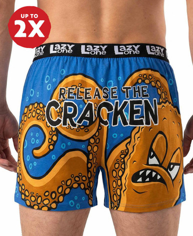 Release The Cracken blue Boxer | LazyOne