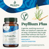 A gentle, soothing source of fiber, our psyllium capsules are an easy, convenient way to get extra fiber without the fuss of powder, and naturally support*:
Regularity
Healthy Digestion