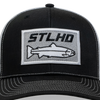 STLHD Winter Ice Black/White Trucker Snapback Hat