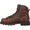 Georgia Boot AMP LT Logger Low Heel Waterproof Work Boot- Brown