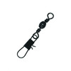 Eagle Claw Barrel Swivel w/ Interlock Snap - Black