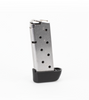 Kimber Micro 9, Magazine, 9MM, 7-Round, Stainless Steel, Extended Base Pad