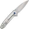 CRKT Delineation Silver Folding Knife