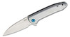 CRKT Delineation Silver Folding Knife