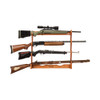 Allen Company Four Firearm Wooden Wall Rack