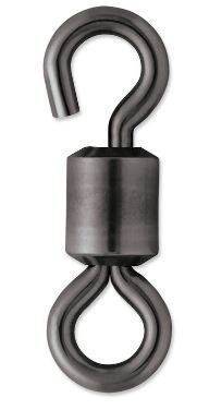VMC BSOERS Black Stainless Steel Open Eye Rolling Swivel