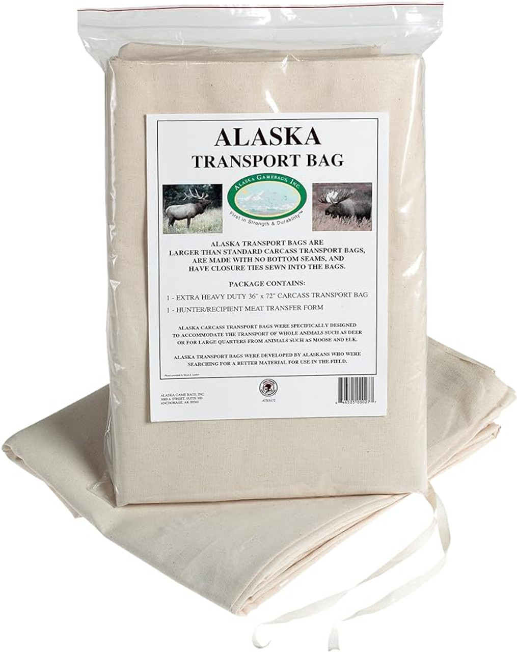 Alaska Game Alaska Carcass Transport Bag- 36"x72"