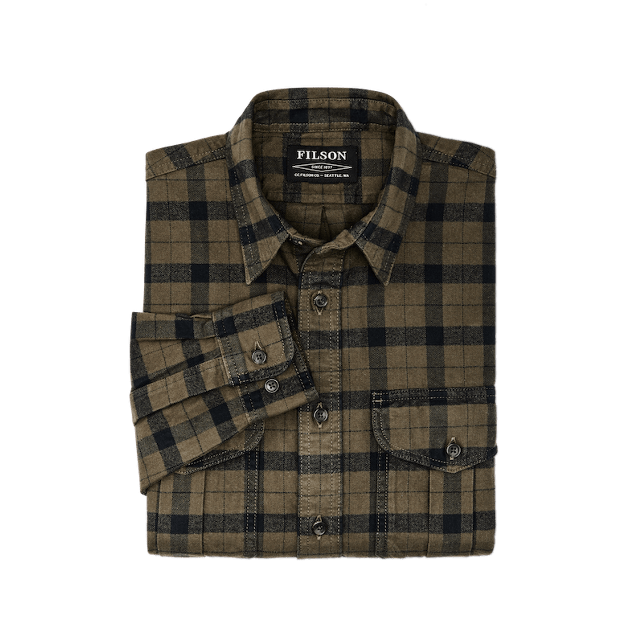 Filson Men's Alaskan Guide Flannel Shirt