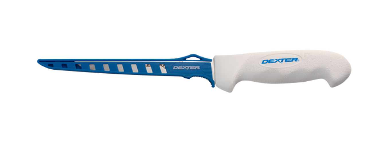 Dexter SofGrip Wide Fillet Knife with Edge Guard