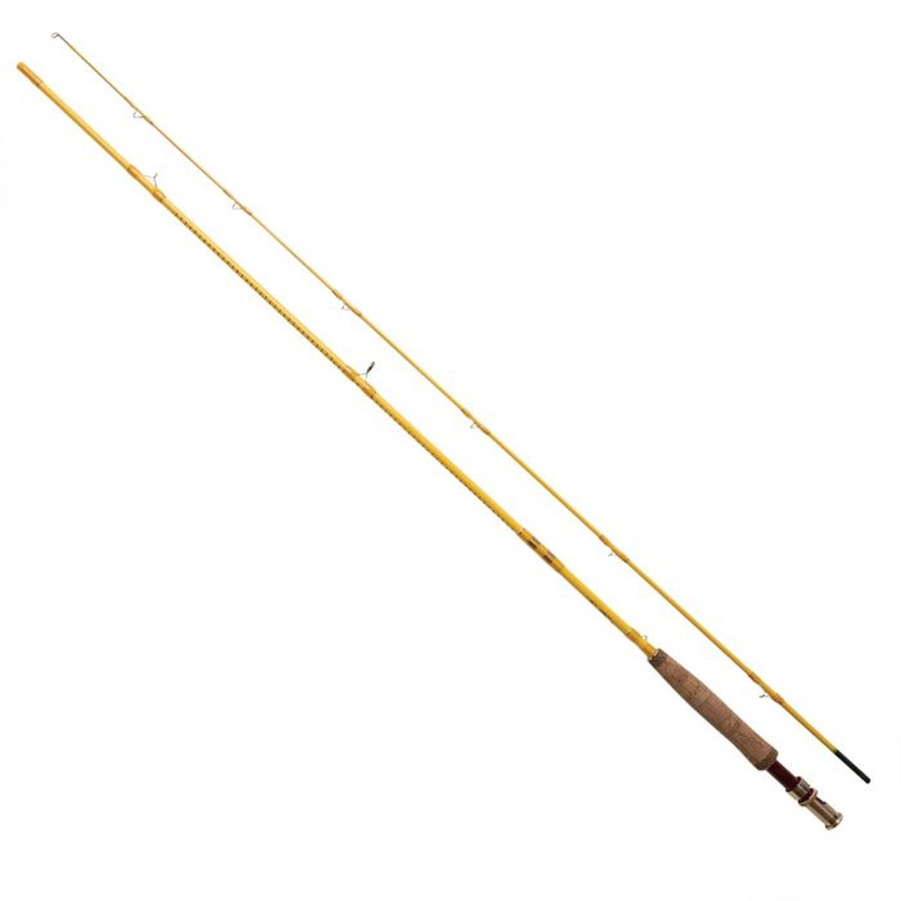 Eagle Claw Featherlight 3/4 Line Weight Fly Rod, 2 Piece, Yellow, 6-Feet 6-Inch, 4/5 weight