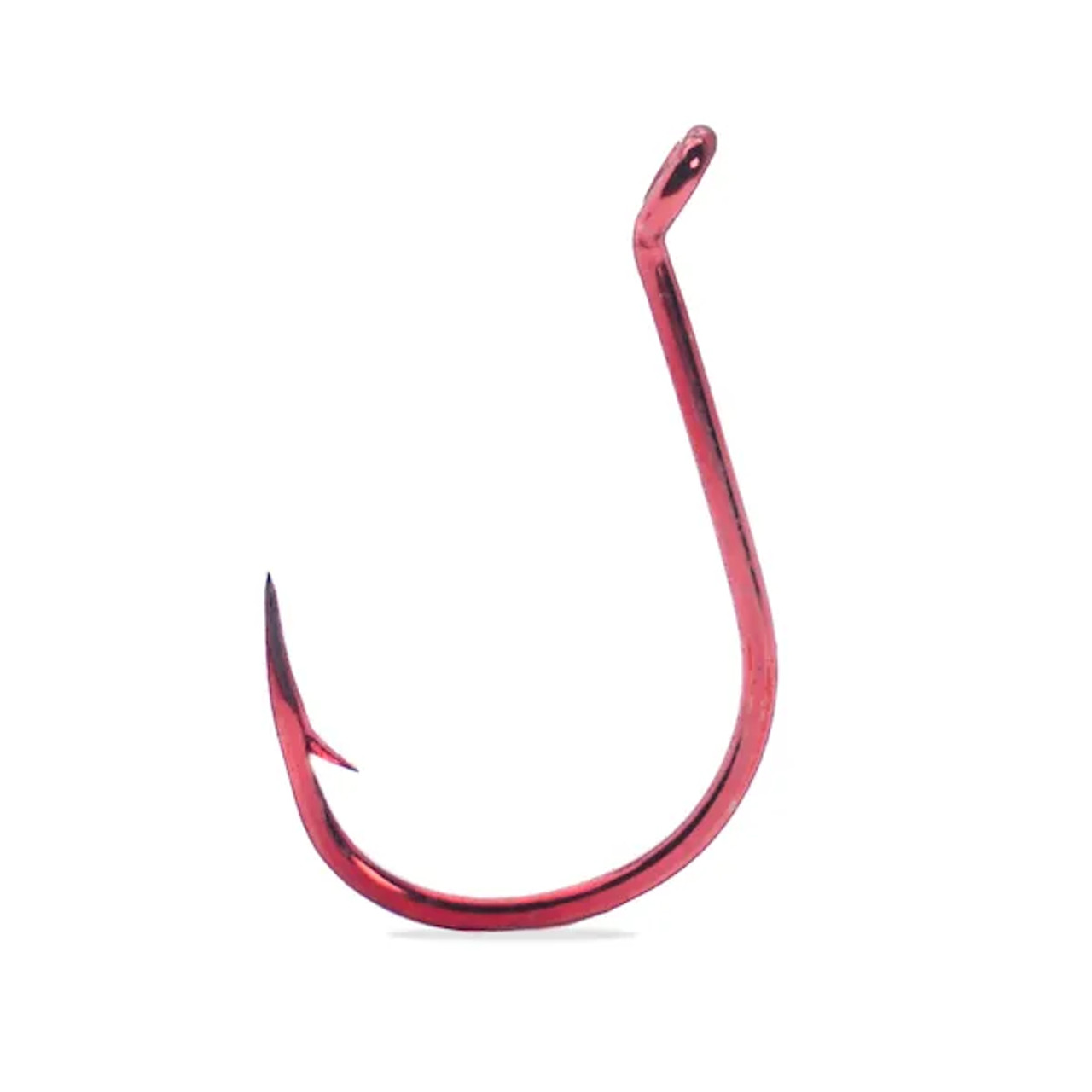 Mustad Double Wide Gap Bait Drop Shot Hook-Red. 2