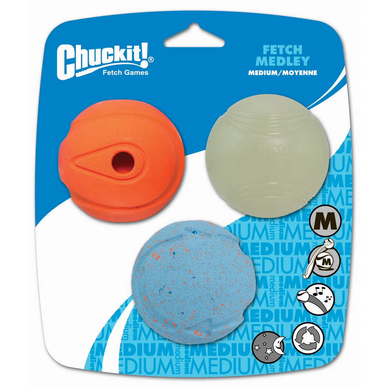 Chuckit! Fetch Medley - Medium (3 Pack)