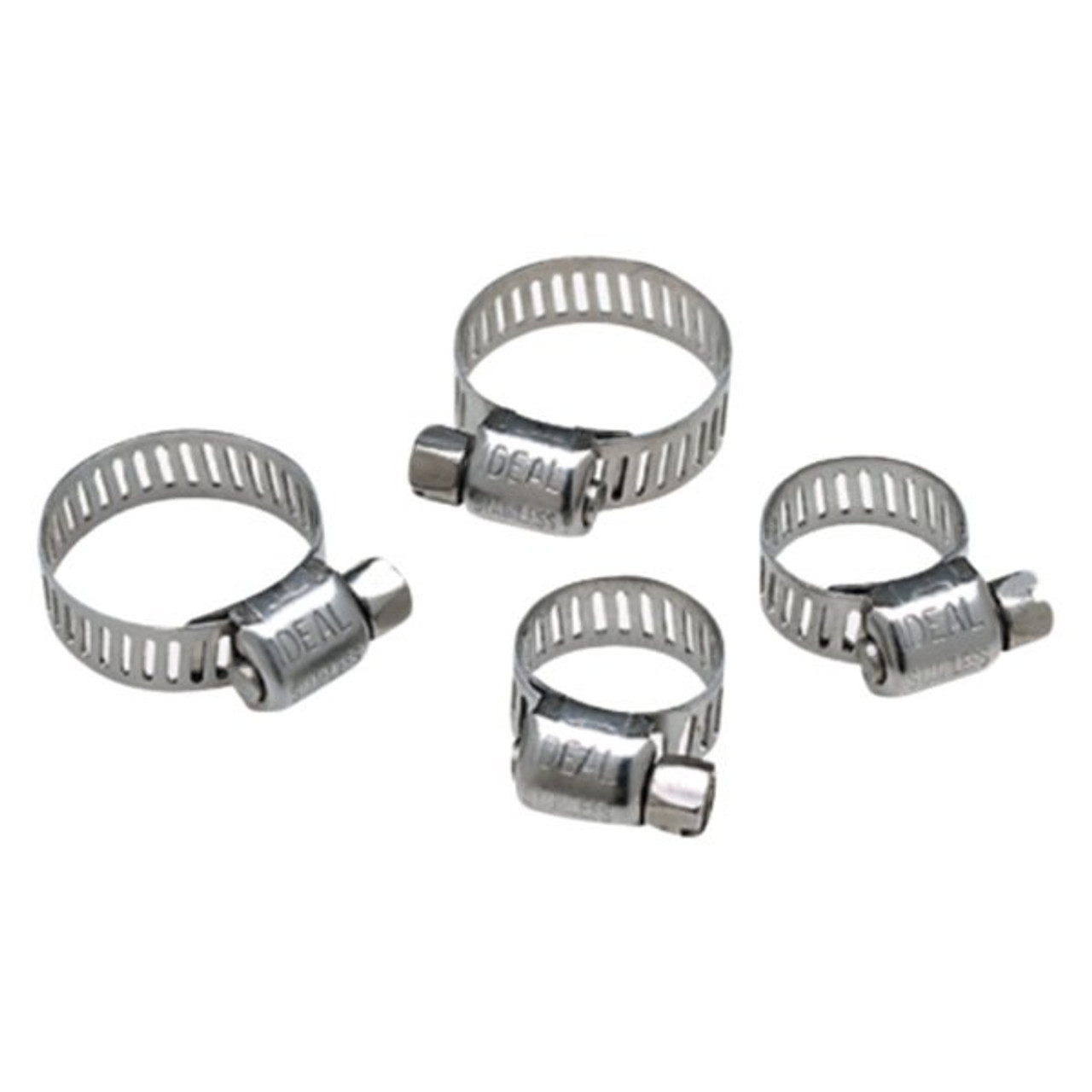 Stainless Steel Hose Clamp Assortment (4 Pieces)