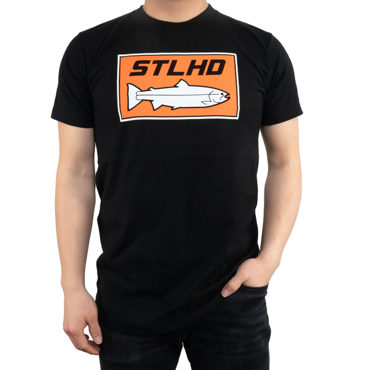 STLHD Men's Standard Logo Black T-Shirt