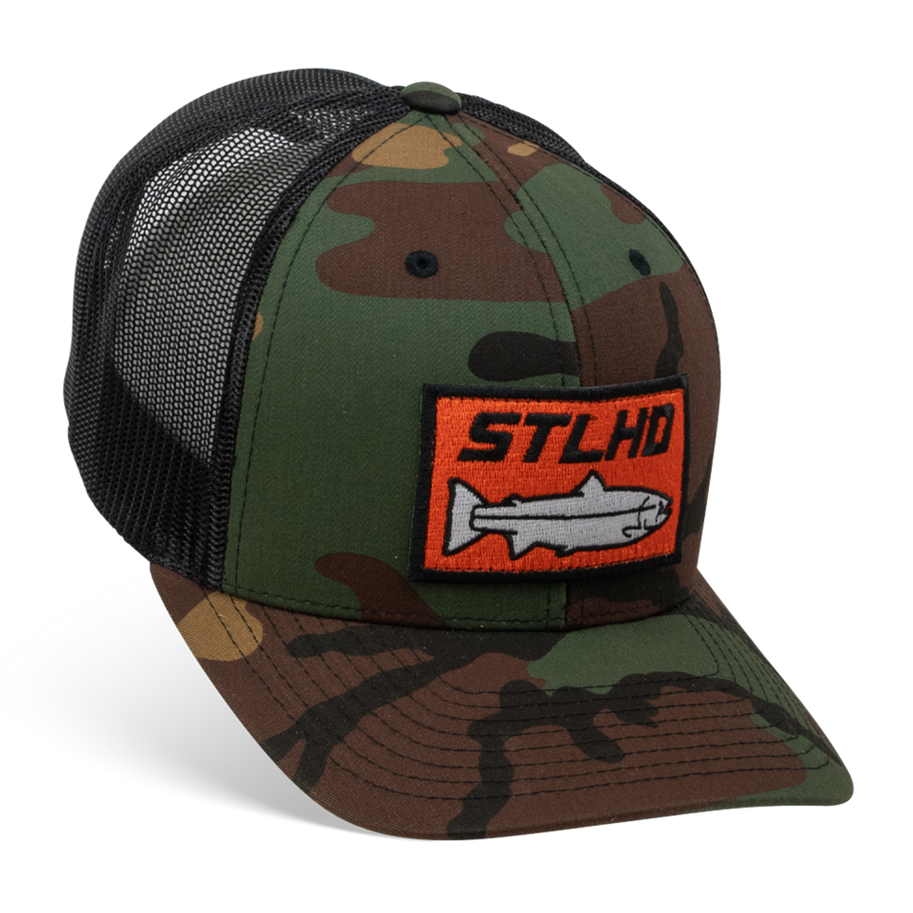 STLHD Camo Snapback Trucker Hat