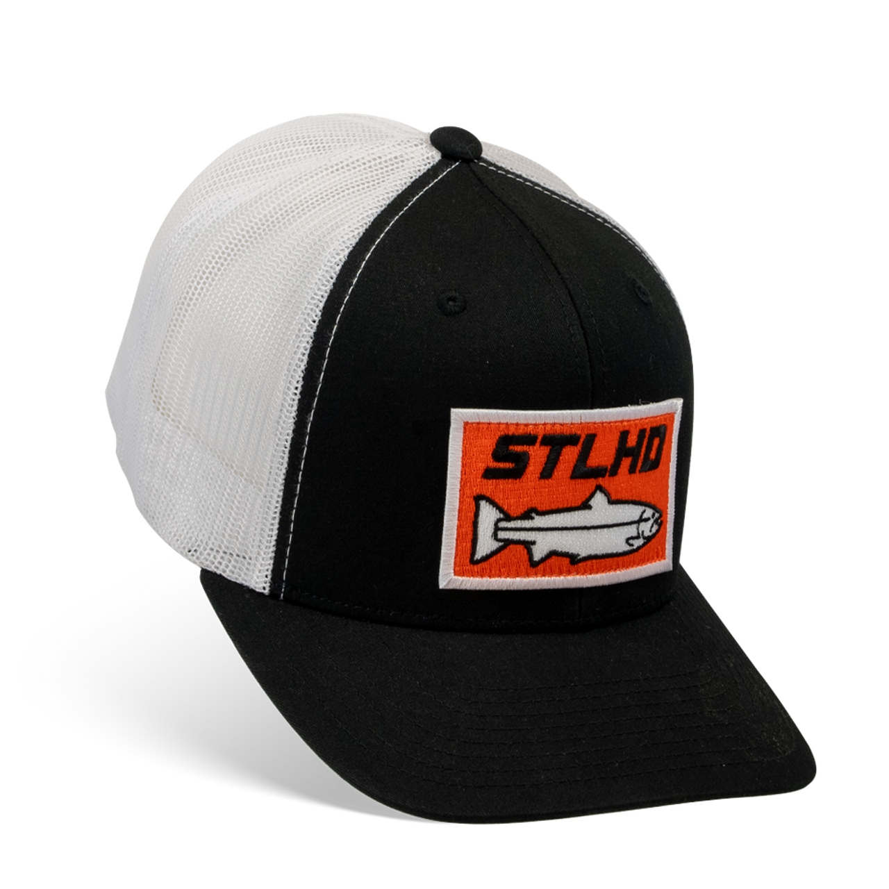 STLHD Standard White & Black Snapback Hat