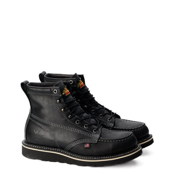 Midnight Series 6″ Black Moc Toe
