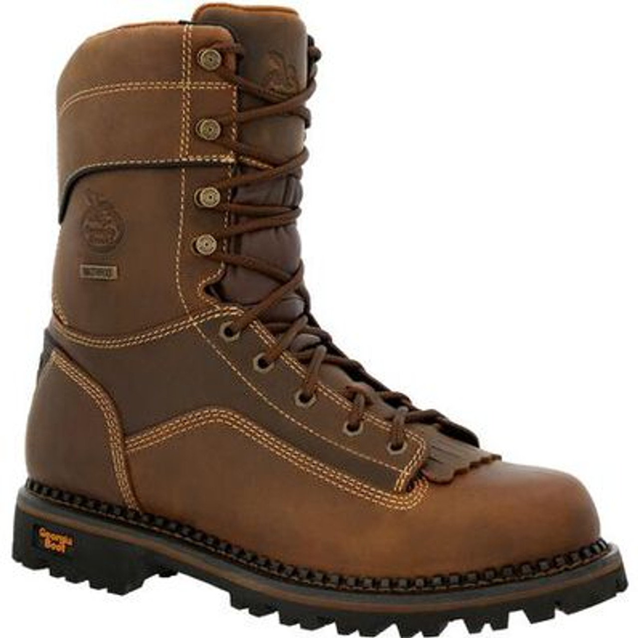 Georgia Boot AMP LT Low Heel Logger Waterproof Work Boots