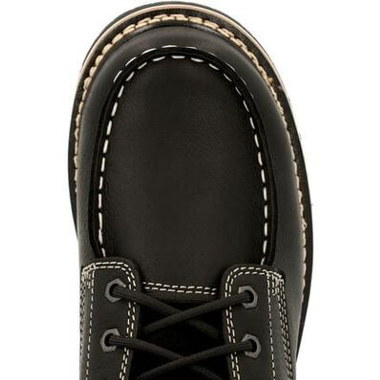 Georgia Boot AMP LT Wedge Waterproof Moc-Toe Work Boot - Black