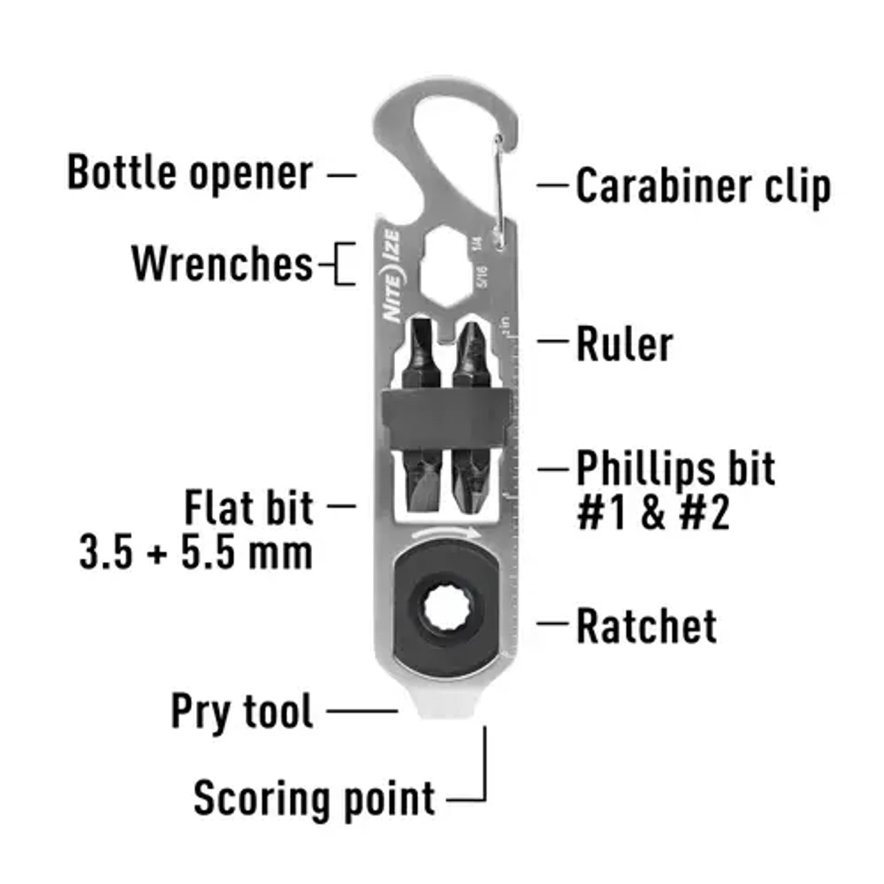 Nite Ize DoohicKey Ratchet Key Tool