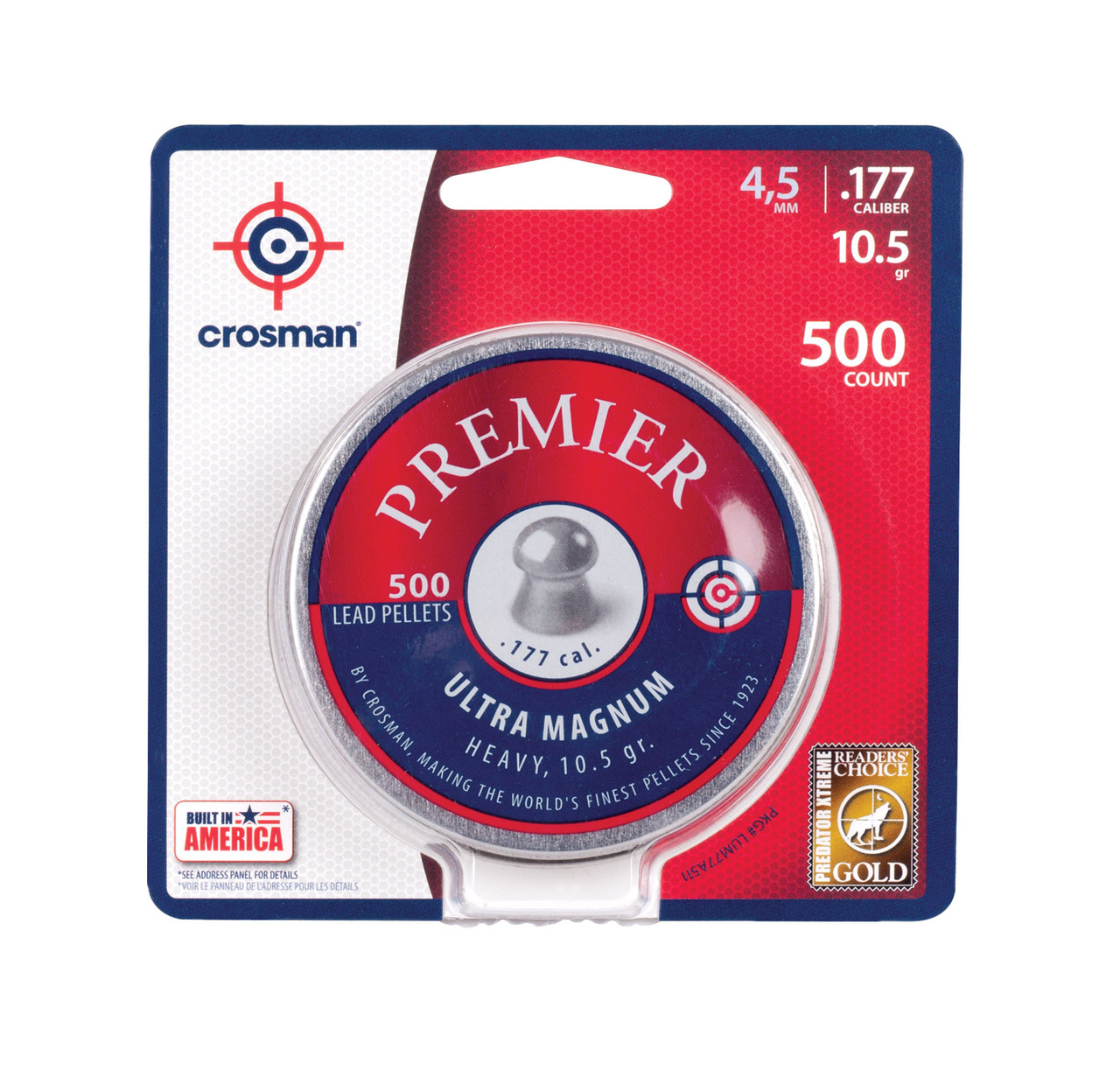 Crosman Domed Pellet (.177) 500 Count