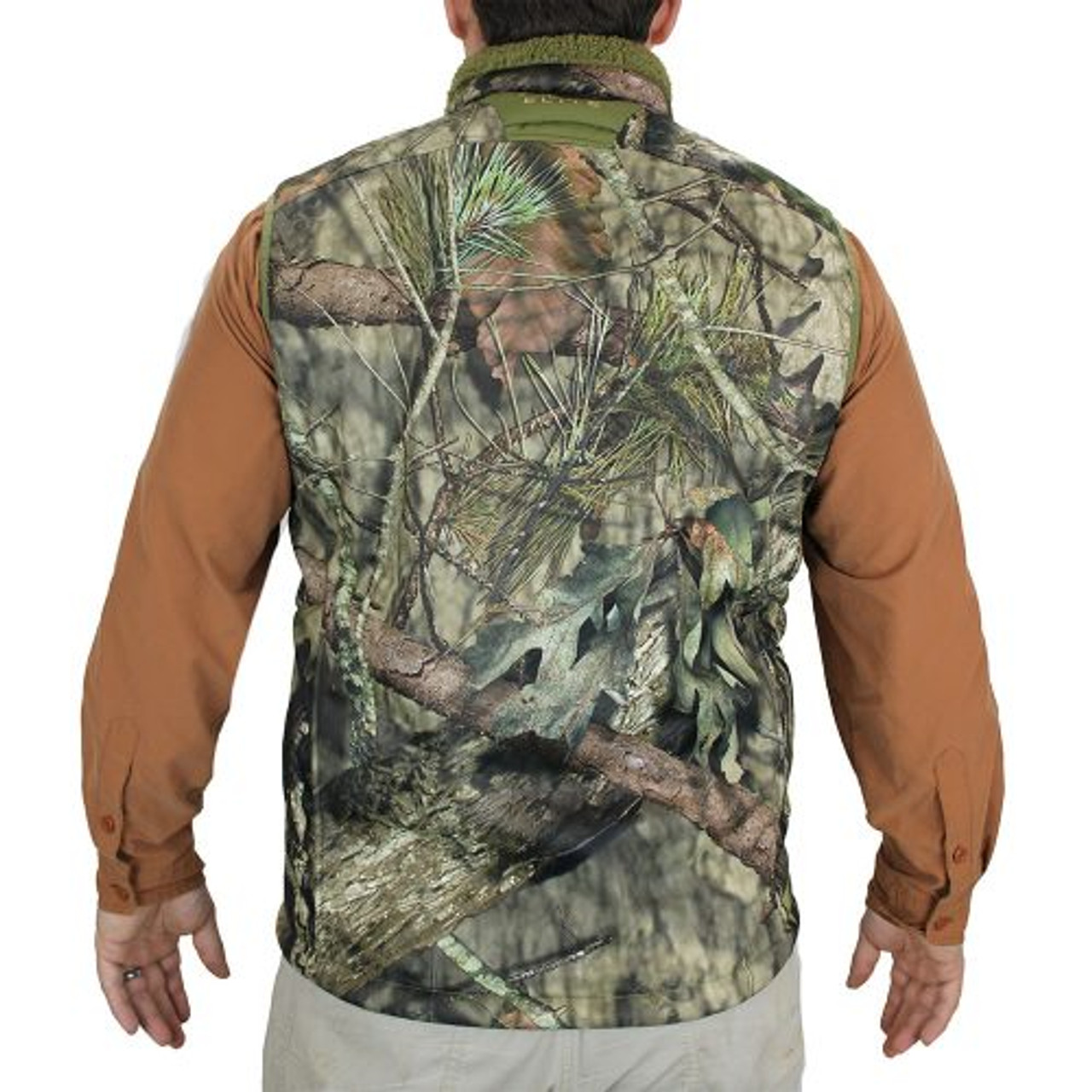 Mossy Oak® "BLACKBURN” EHG Elite™ Midweight Camo Berber Lined Hunting Vest Large