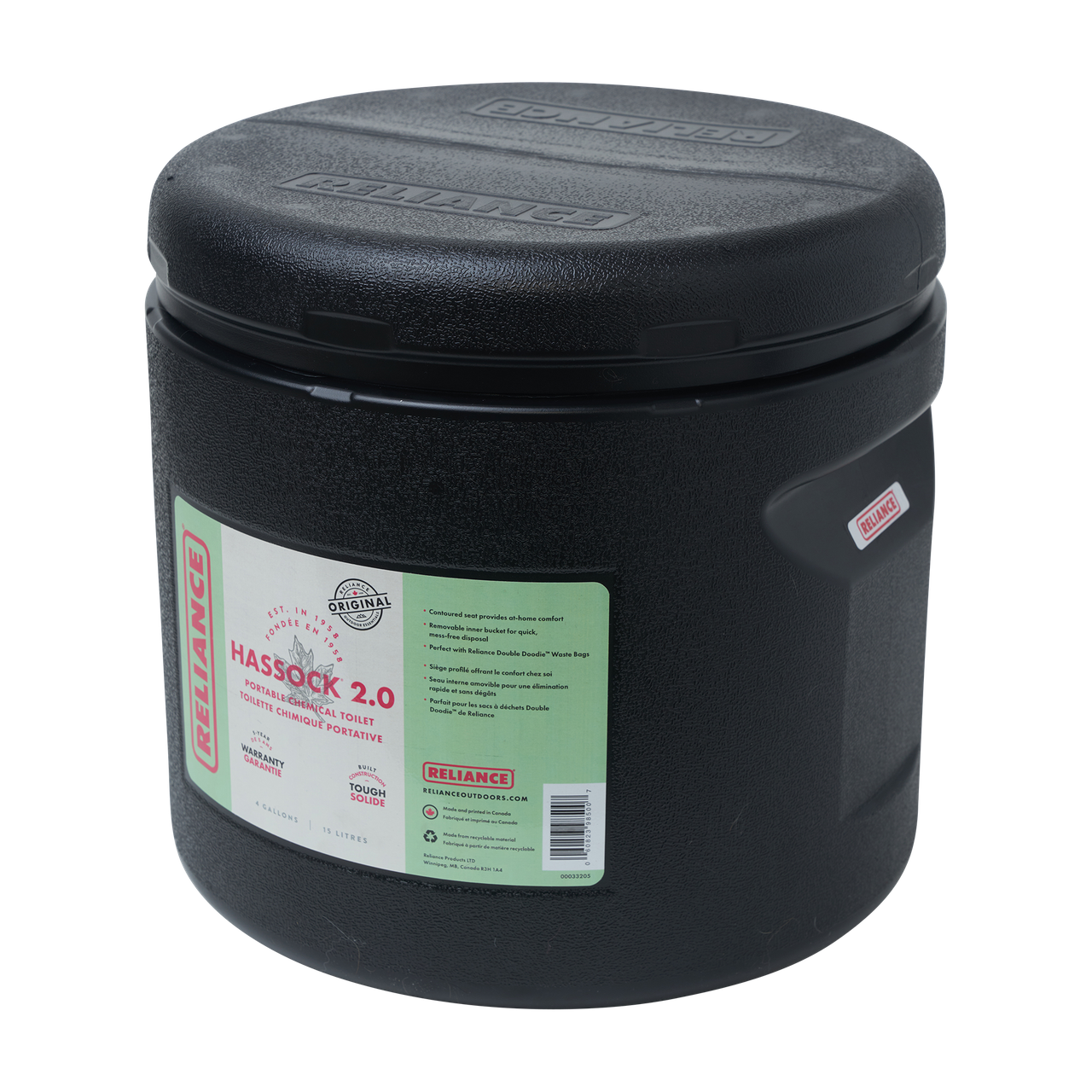 Reliance Hassock 2.0 Portable Toilet