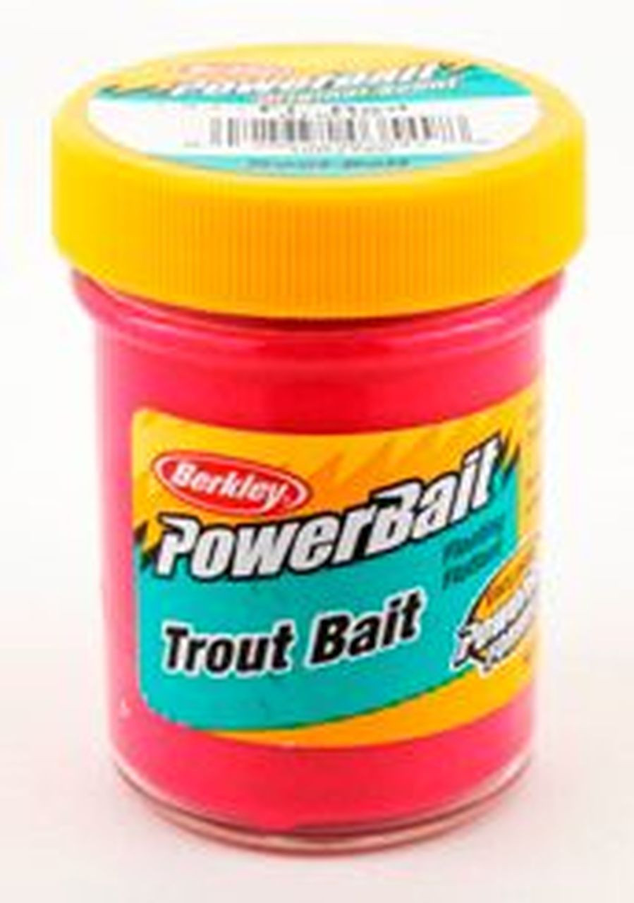 Berkley power bait dough jar - Fluorescent Red