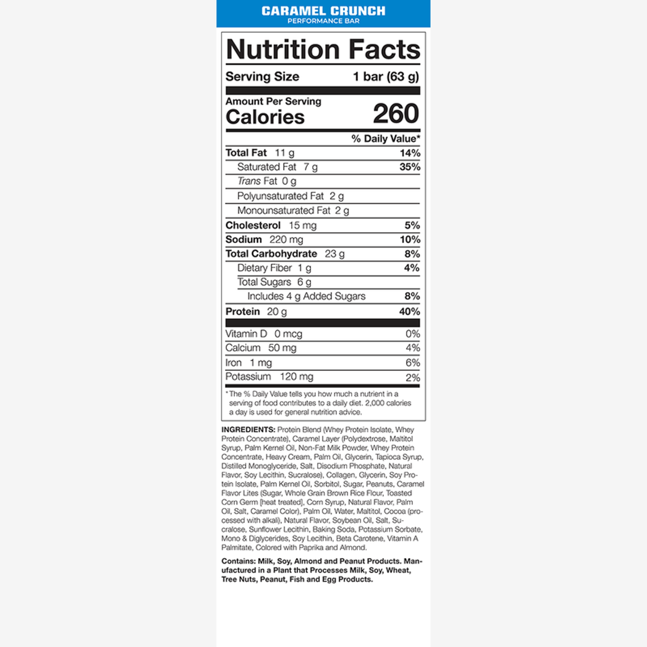 MTN OPS Performance Proetin Bar
