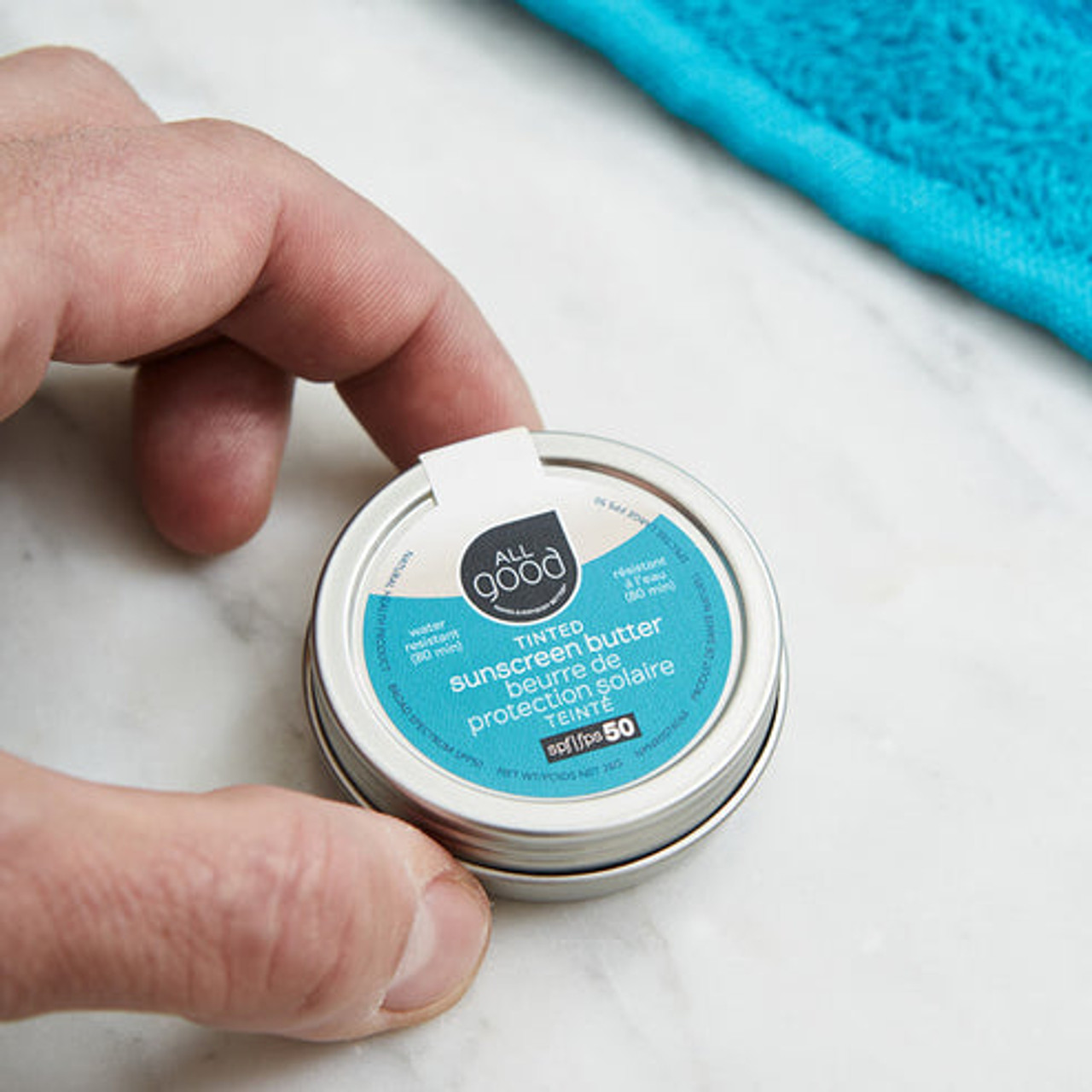 All Good SPF50 Tinted Mineral Sunscreen Butter- 1 oz
