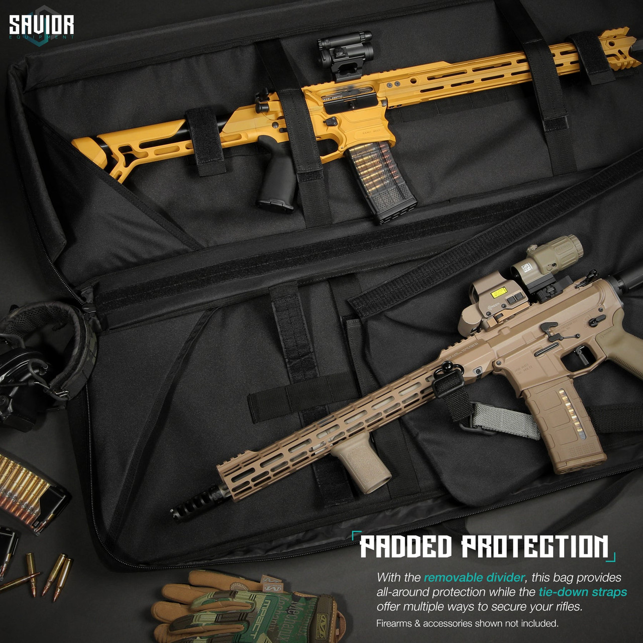 SAVIOR Specialist 36インチタクティカルダブルライフルバッグ Specialist Double Rifle Case - 36