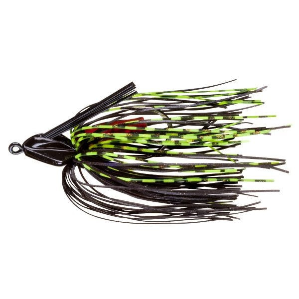 Booyah Swim N Jig - Black Chartreuse 1/2 oz