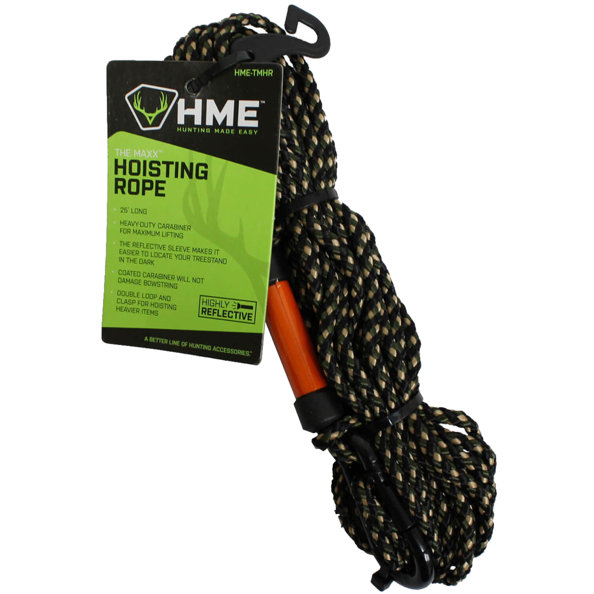HME Maxx 25' Rope & Caribiner Heavy Duty