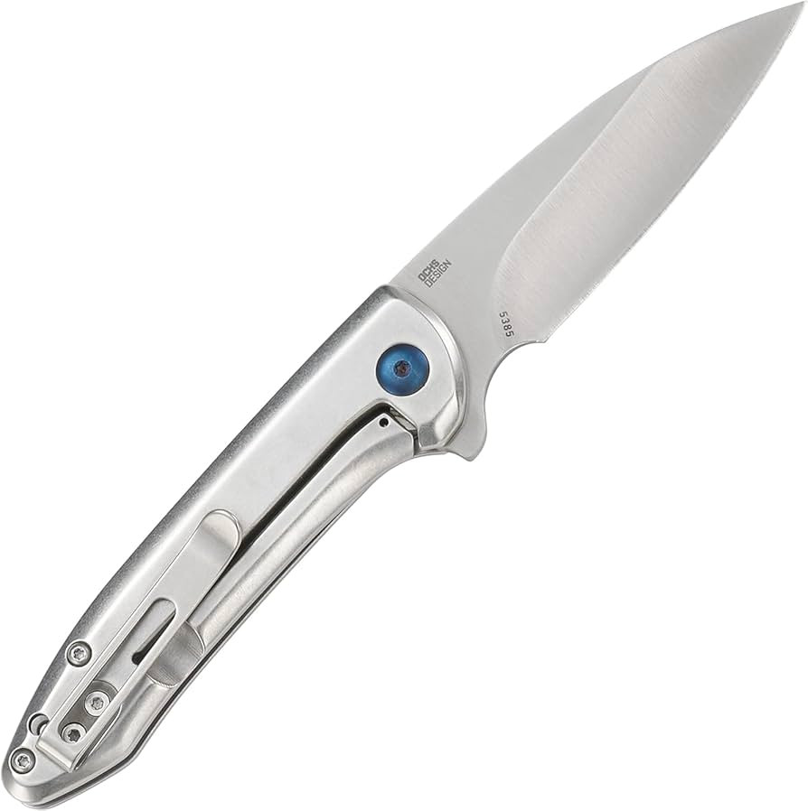 CRKT Delineation Silver Folding Knife