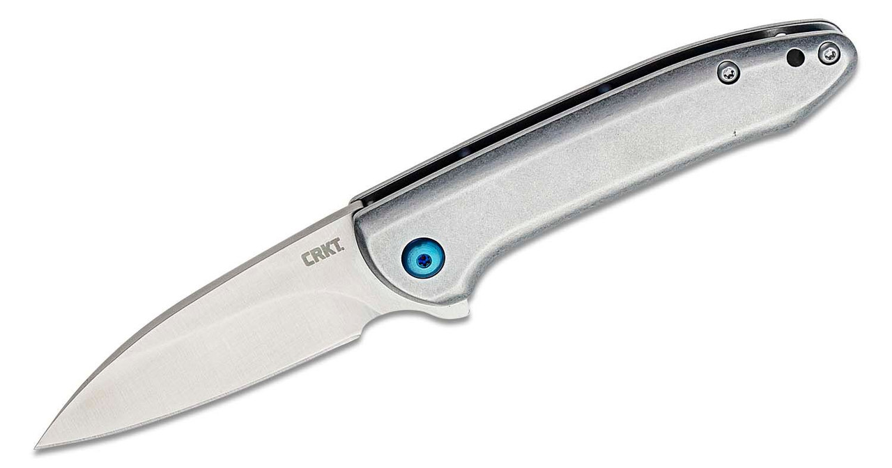 CRKT Delineation Silver Folding Knife