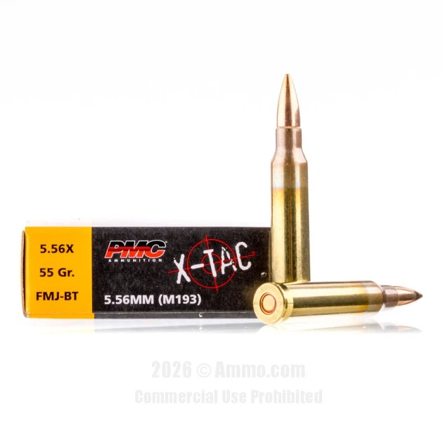PMC Ammo 5.56 Xtac 55gr FMJ 20 rnd