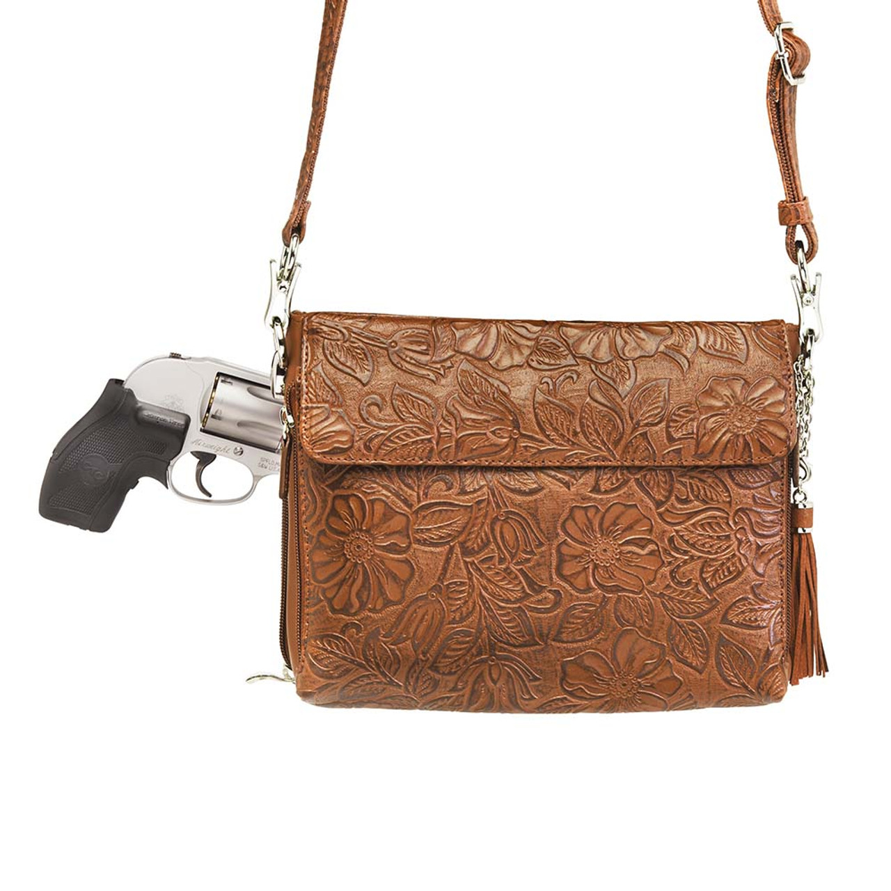 GMT Concealed Carry Tooled Handbag