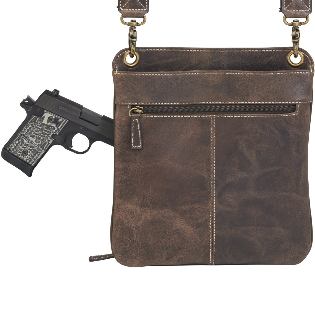 GTM Conceal Carry Vintage Cross Body Bag