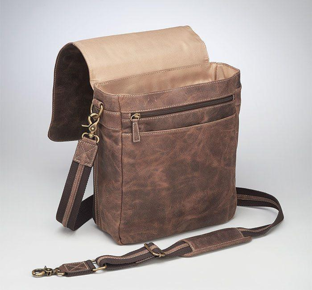 GTM Conceal Carry Vintage Messenger Bag