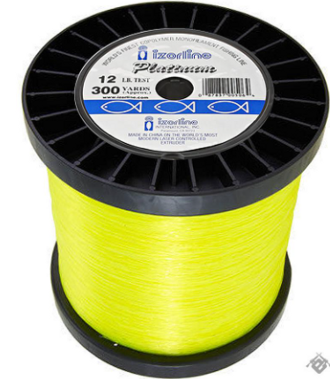 Izorline Platinum Co-Polymer Mono Line 300yd Hi-Vis Yellow 15lb