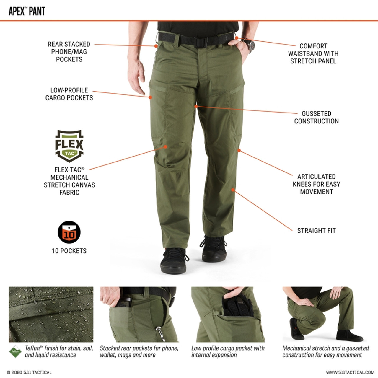 5.11 Apex Cargo Pants (Tundra)