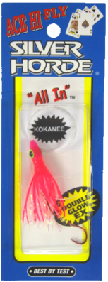 Silver Horde Rigged Kokanee Ace Hi Fly Jr.