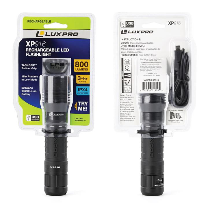 Pro Series Bright 800 Lumen LED Flashlight
