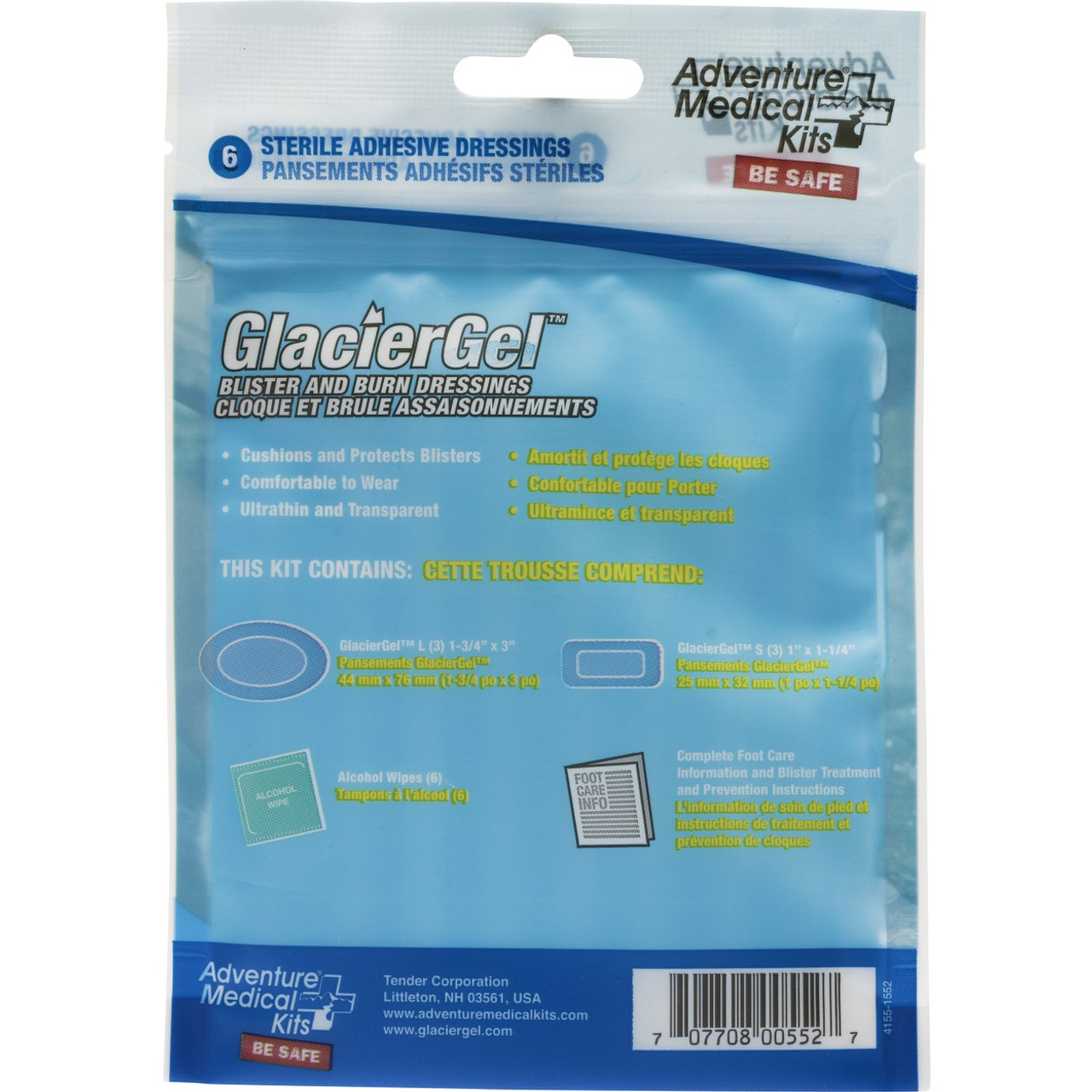 Adventure Medical GlacierGel Blister and Burn Dressing