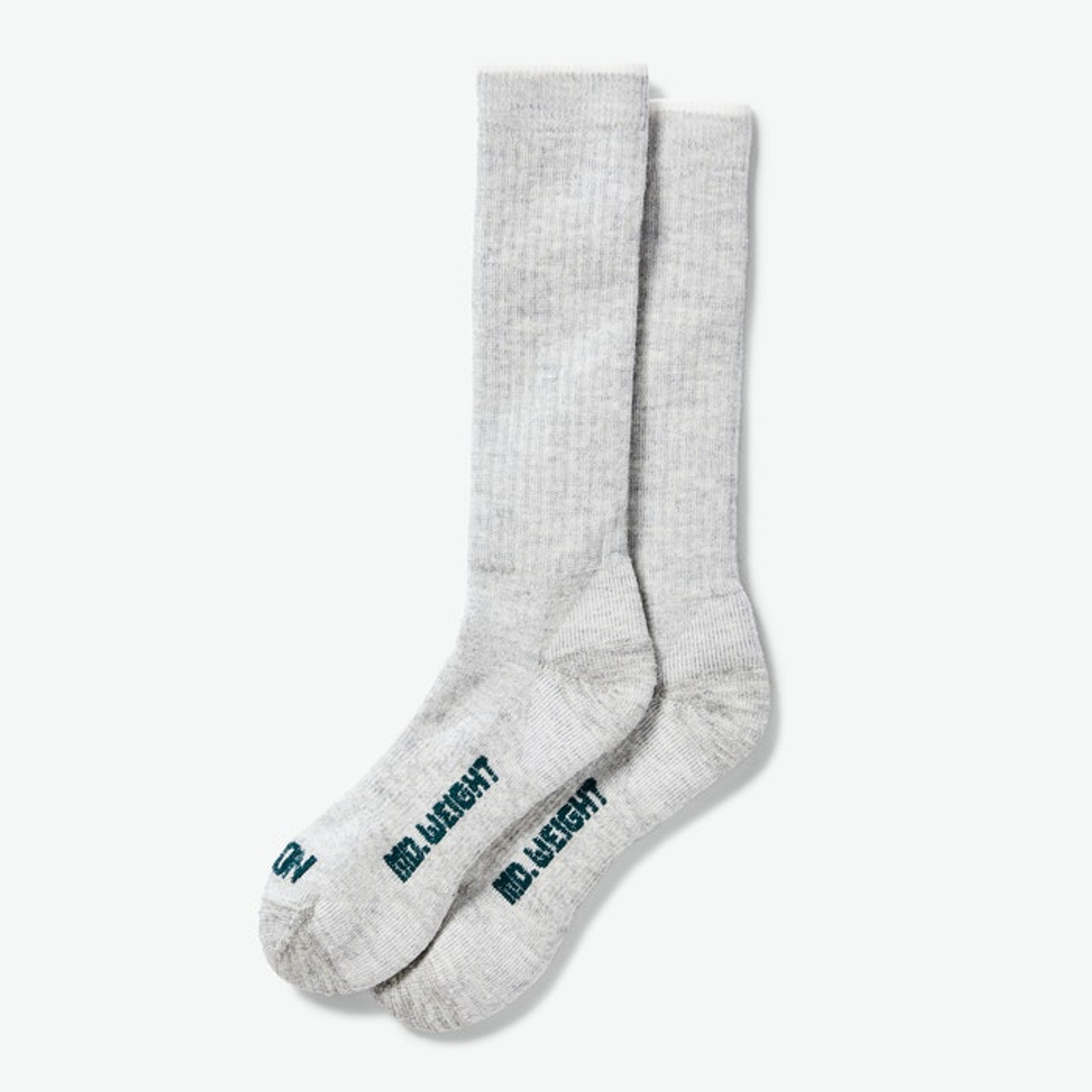 Midweight Traditional Crew Sock - Gray