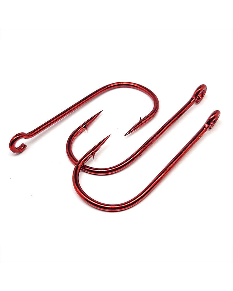 Gamakatsu Red Siwash Open Eye Hooks