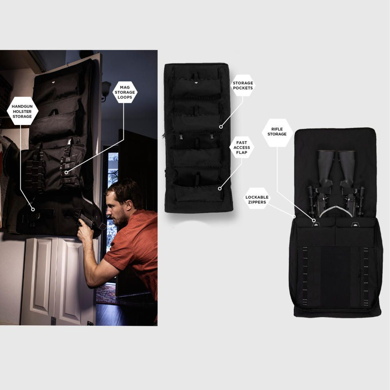 Allen Company Over the Door Discreet Firearm Storage Case