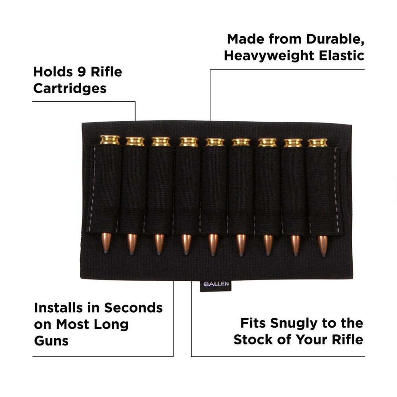 Allen Rifle Cartridge Buttstock Holder